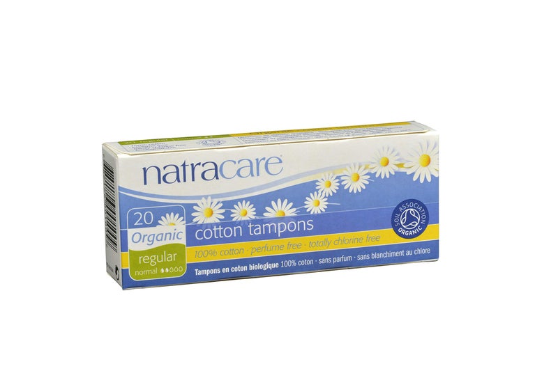 Natracare Organic Cotton Tampon Regular 20 Count (6 Pack)